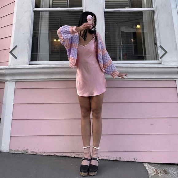 Satin mini slip dress by Verge Girl. Size aus12/US8. Brand new. Never worn. - Picture 5 of 10